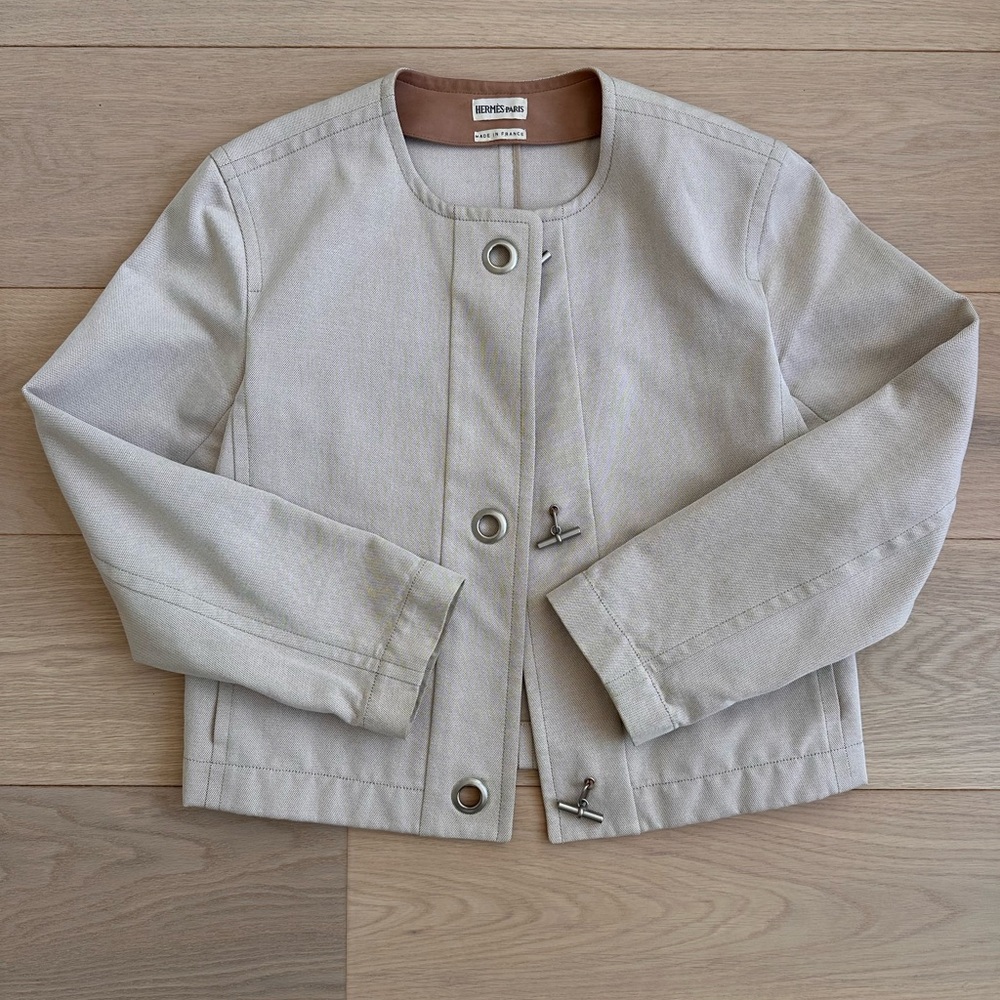 Hermes toggle jacket by Martin Margiela